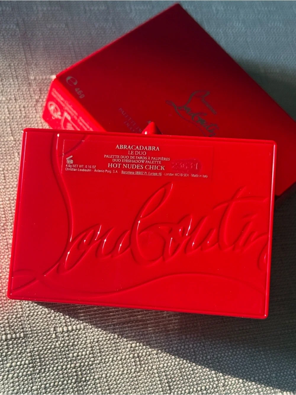 Christian Louboutin Abracadabra Le Duo Eyeshadow Palette “Hot Nudes Chick” NIB